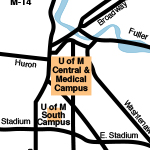 Map of Ann Arbor